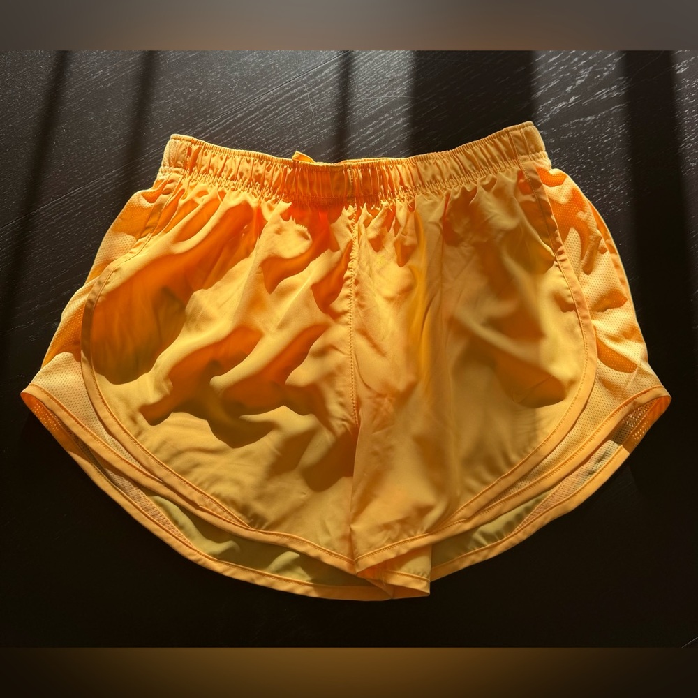 Nike | Dri-Fit Brief Lined Running Shorts | M | Yellow